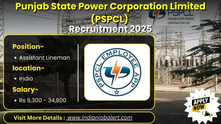 Punjab State Power Corporation Limited (PSPCL) Recruitment 2025